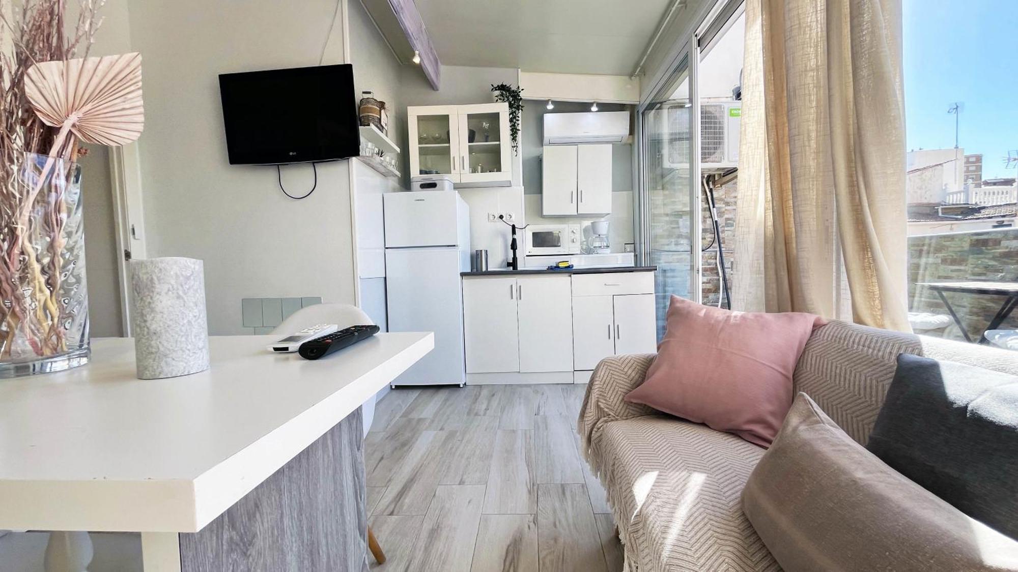 Apartamento A 5 Minutos De La Playa Con Terraza En Málaga Exterior foto